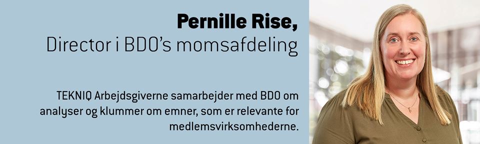 Pernille Rise, Director i BDO’s momsafdeling